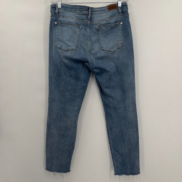 Judy Blue Boyfriend Fit Medium Wash Denim Stretch Jeans High Waist Women's 15/32 - Picture 6 of 11